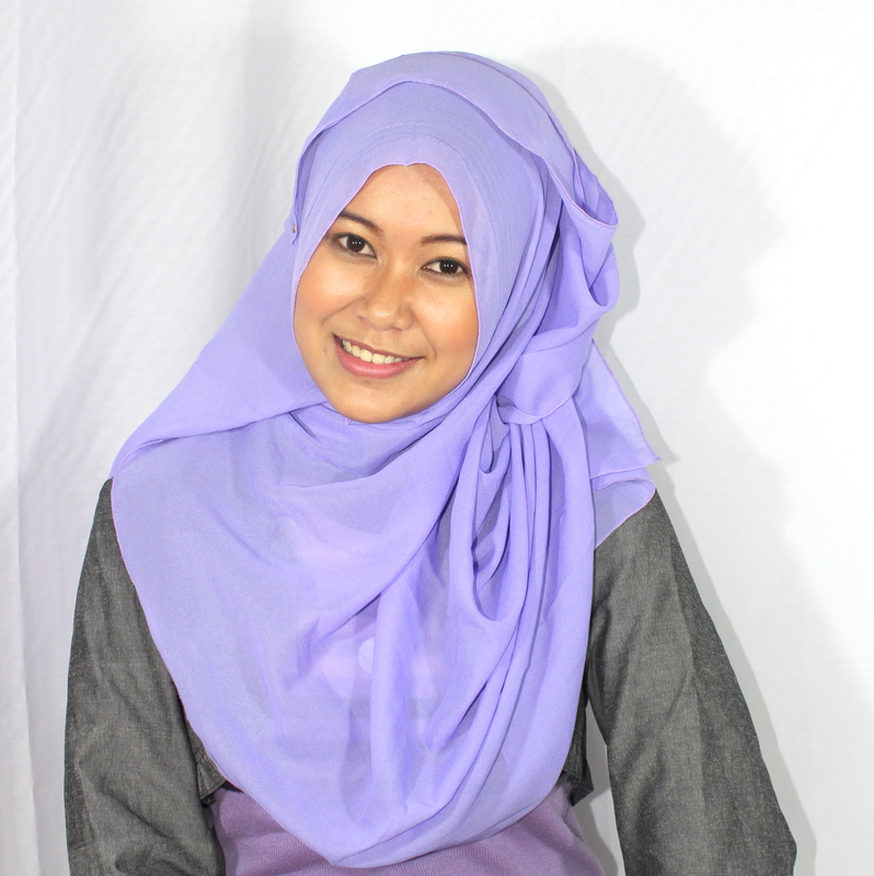 Hijab Tutorial Chiffon Segiempat  Hijab Wanita Cantik